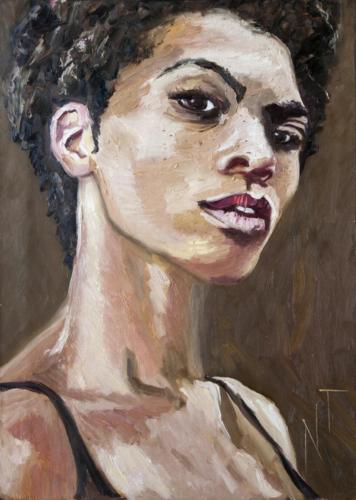 Racheal 19x27 oil on canvas